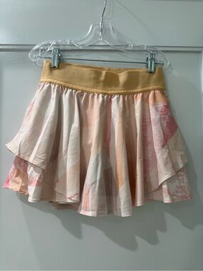 Lululemon Women’s Peach Pink Layered Skirt